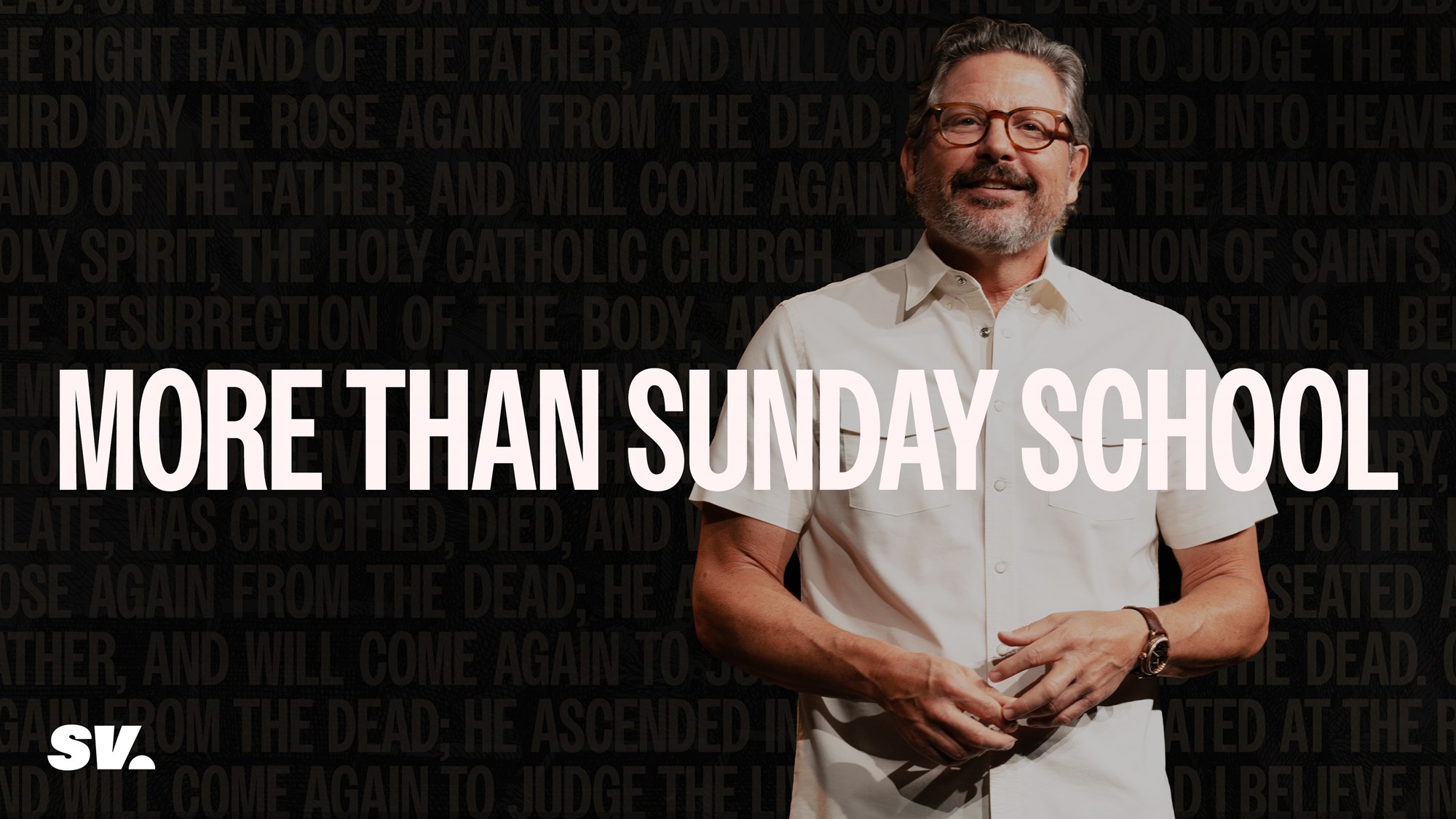 Houston's First Message: More Than Sunday School